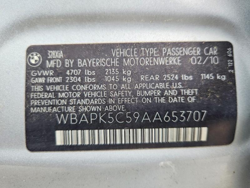 Aukcja sprzedaży 2010 Bmw 328, vin: WBAPK5C59AA653707, numer aukcji: 65173216