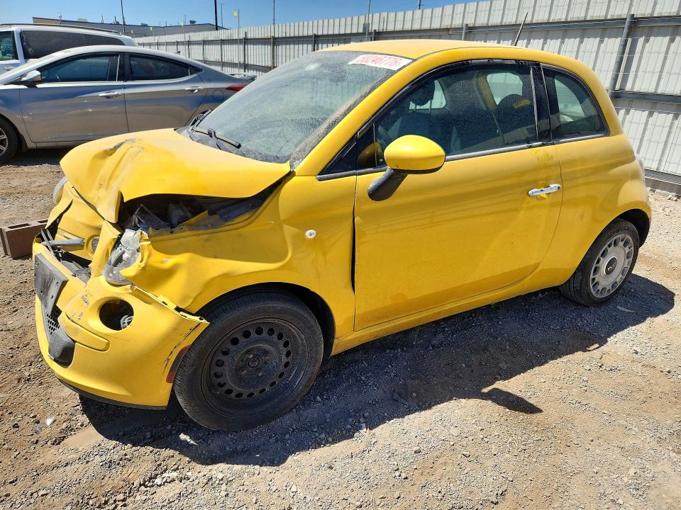 2015 Fiat 500 მანქანა იყიდება აუქციონზე, vin: 3C3CFFAR5FT653192, აუქციონის ნომერი: 58246776
