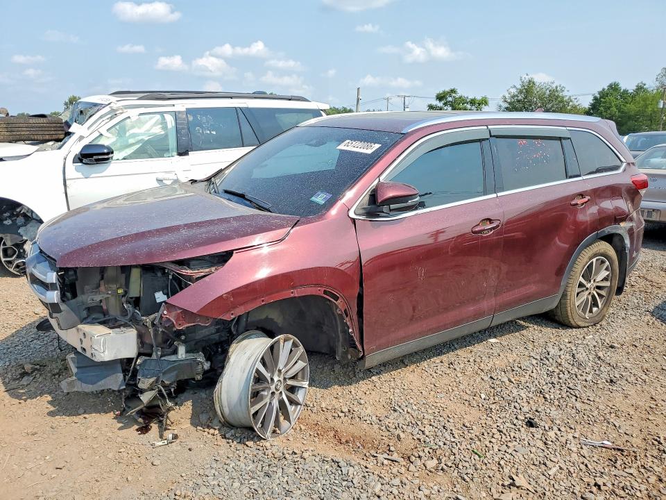 Aukcja sprzedaży 2019 Toyota Highlander, vin: 5TDJZRFH4KS737794, numer aukcji: 65122086