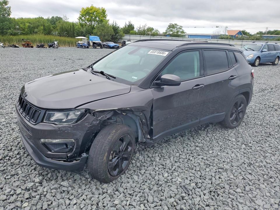 2021 Jeep Compass მანქანა იყიდება აუქციონზე, vin: 3C4NJCBB5MT604168, აუქციონის ნომერი: 65818686