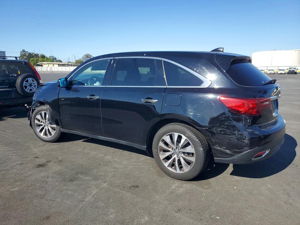 64296136 :رقم المزاد ، 5FRYD4H46GB055780 vin ، 2016 Acura Mdx مزاد بيع