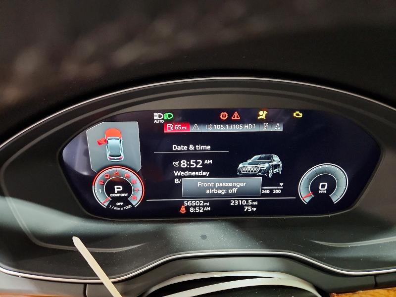 65624216 :رقم المزاد ، WA1EAAFY3N2043369 vin ، 2022 Audi Q5 مزاد بيع