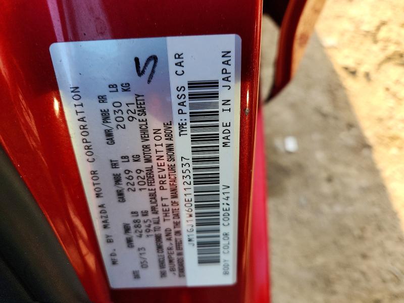 65505896 :رقم المزاد ، JM1GJ1W60E1123537 vin ، 2014 Mazda 6 مزاد بيع