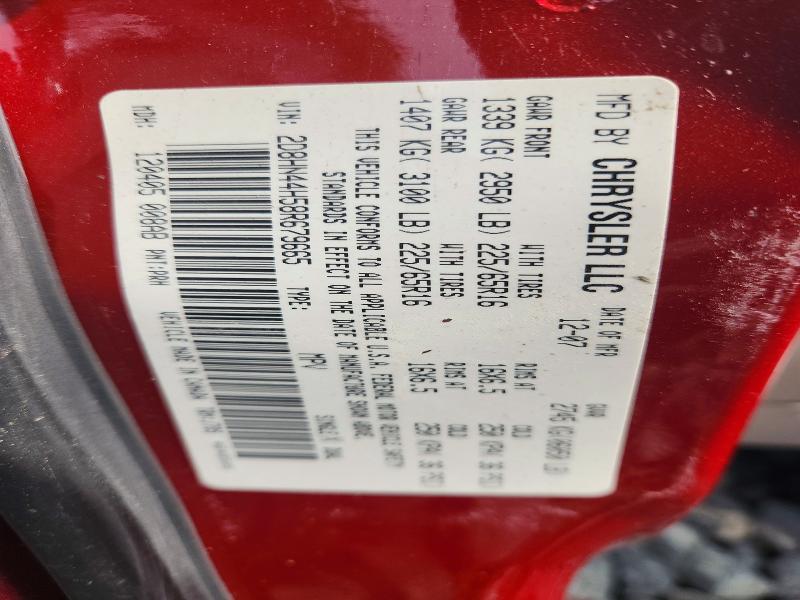 Aukcja sprzedaży 2008 Dodge Grand Caravan, vin: 2D8HN44H58R679665, numer aukcji: 66316126