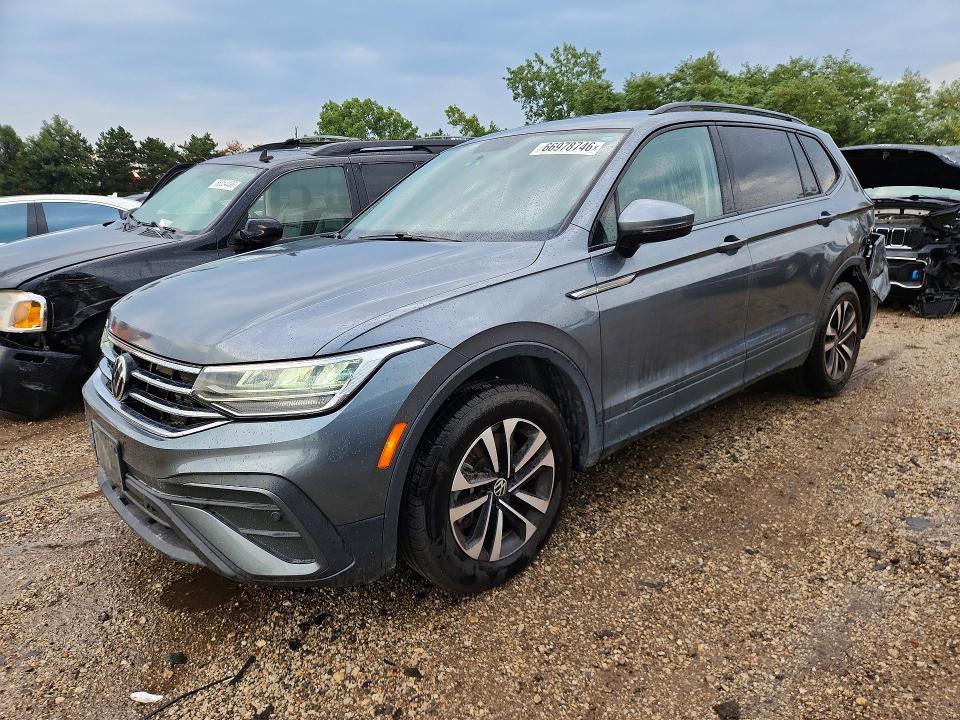66978746 :رقم المزاد ، 3VV0B7AX9NM075901 vin ، 2022 Volkswagen Tiguan مزاد بيع