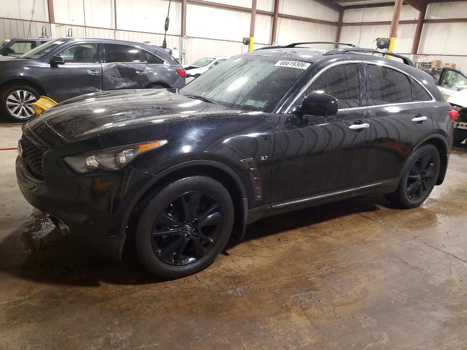 2017 Infiniti Qx70 მანქანა იყიდება აუქციონზე, vin: JN8CS1MW6HM414050, აუქციონის ნომერი: 66619306