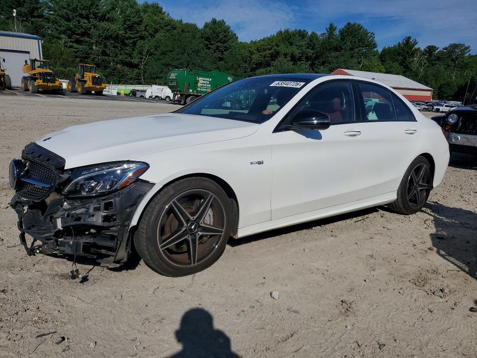 63840726 :رقم المزاد ، 55SWF6EB3HU217009 vin ، 2017 Mercedes-benz C مزاد بيع