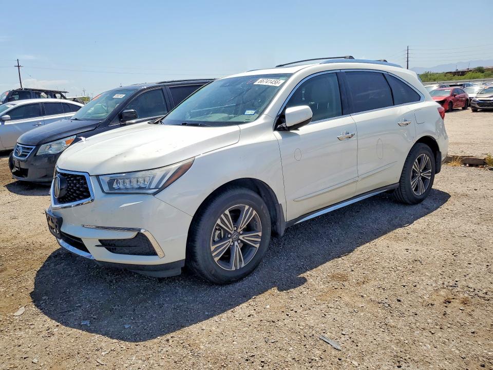 2017 Acura Mdx მანქანა იყიდება აუქციონზე, vin: 5J8YD3H3XHL001370, აუქციონის ნომერი: 66741456