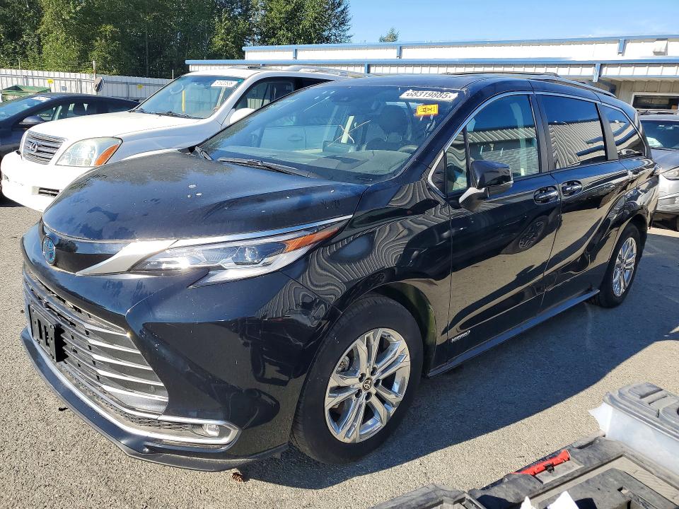 2021 Toyota Sienna მანქანა იყიდება აუქციონზე, vin: 5TDESKFC4MS033857, აუქციონის ნომერი: 68319885