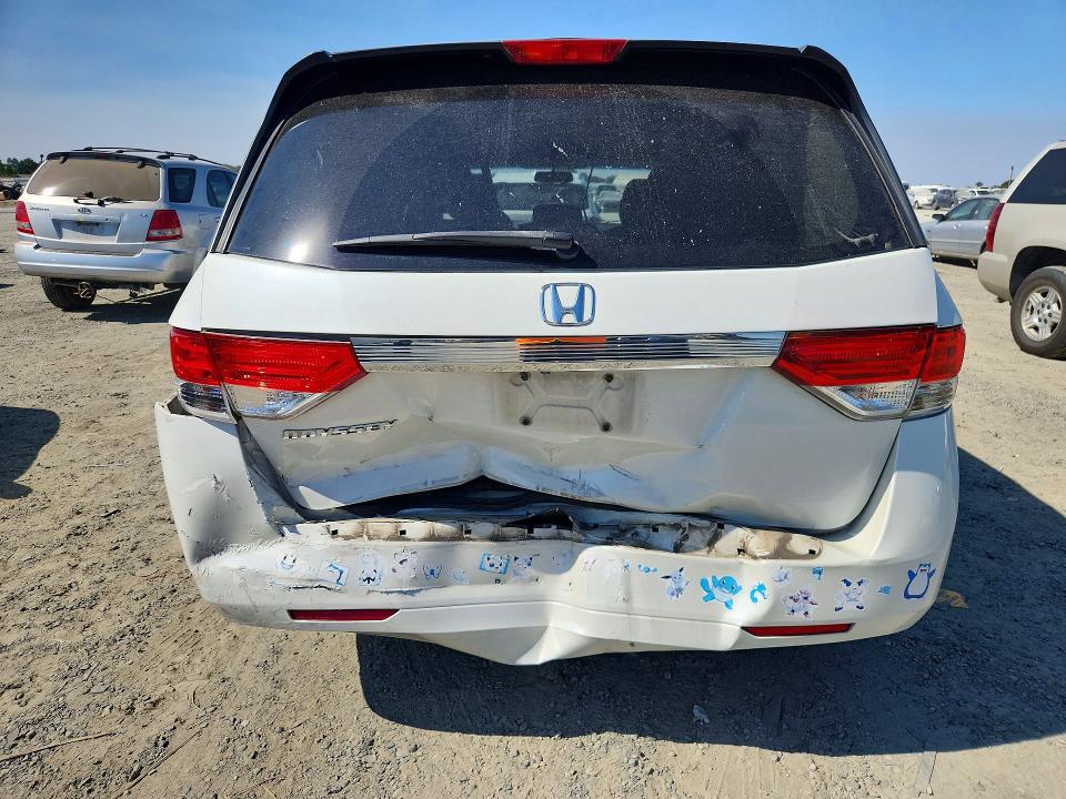 63814566 :رقم المزاد ، 5FNRL5H46EB097197 vin ، 2014 Honda Odyssey مزاد بيع