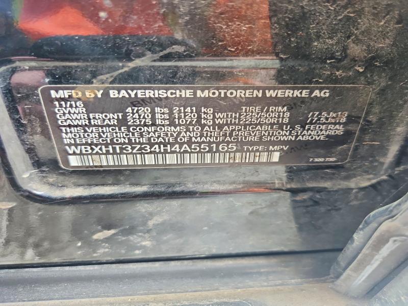 Продажа на аукционе авто 2017 Bmw X1, vin: WBXHT3Z34H4A55165, номер лота: 63820096