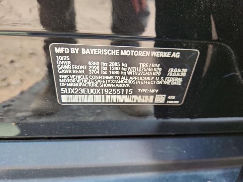 Aukcja sprzedaży 2026 Bmw X5, vin: 5UX23EU0XT9255115, numer aukcji: 64392176
