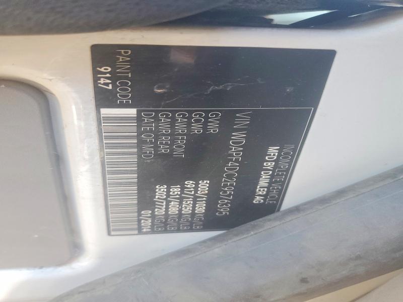 63763956 :رقم المزاد ، WDAPF4DC2E9576395 vin ، 2014 Mercedes-benz Sprinter مزاد بيع