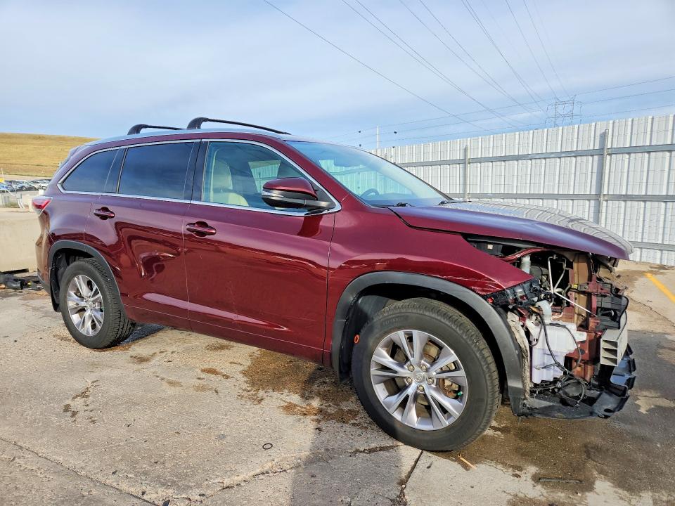 Продаж на аукціоні авто 2015 Toyota Highlander, vin: 5TDJKRFH5FS204864, номер лоту: 67008516