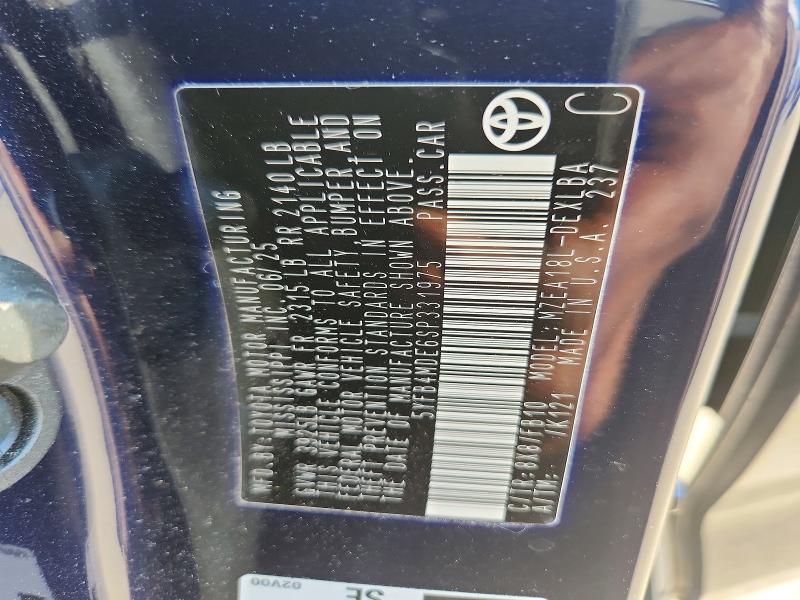 Aukcja sprzedaży 2025 Toyota Corolla, vin: 5YFB4MDE6SP331975, numer aukcji: 66535056