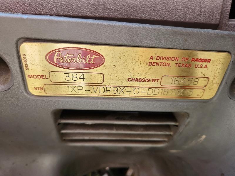 Aukcja sprzedaży 2013 Peterbilt 384, vin: 1XPVDP9X0DD187305, numer aukcji: 64296906