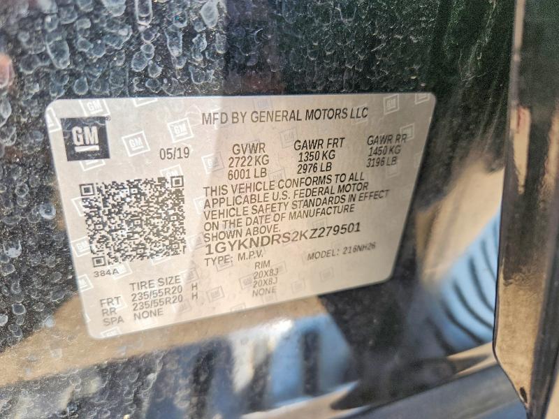 Продаж на аукціоні авто 2019 Cadillac Xt5, vin: 1GYKNDRS2KZ279501, номер лоту: 65163476