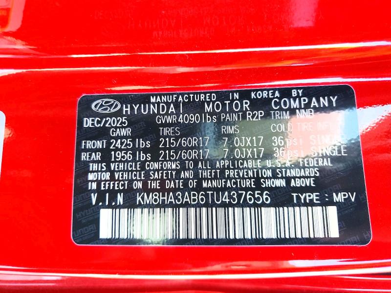 Aukcja sprzedaży 2026 Hyundai Kona, vin: KM8HA3AB6TU437656, numer aukcji: 63964306