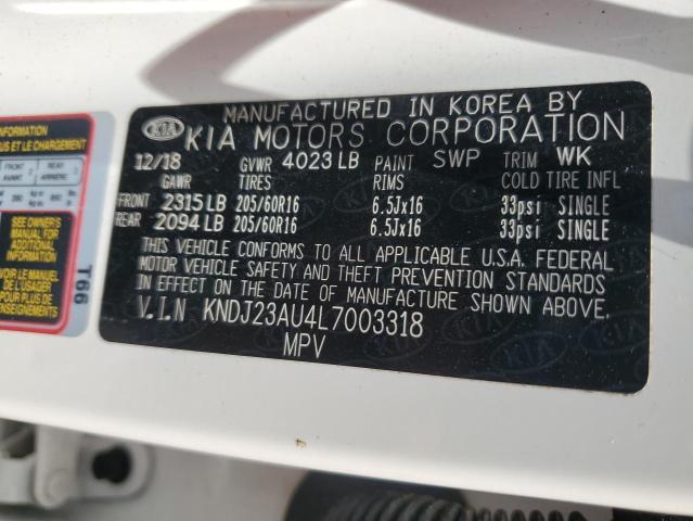 2020 Kia Soul მანქანა იყიდება აუქციონზე, vin: KNDJ23AU4L7003318, აუქციონის ნომერი: 64579346