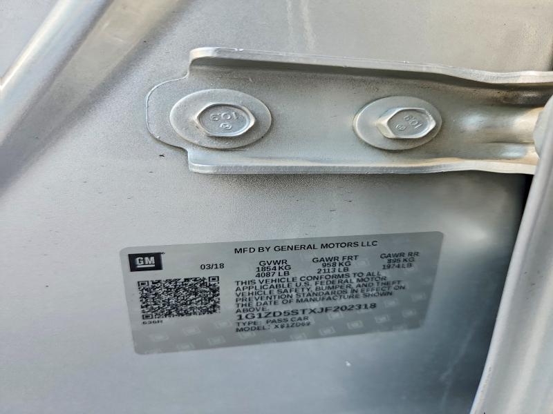 66578896 :رقم المزاد ، 1G1ZD5STXJF202318 vin ، 2018 Chevrolet Malibu مزاد بيع
