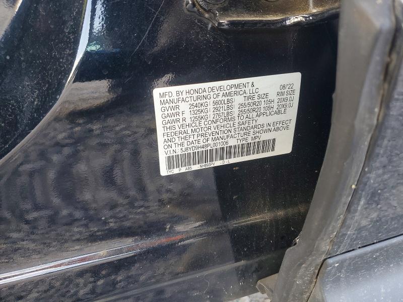 2023 Acura Mdx მანქანა იყიდება აუქციონზე, vin: 5J8YD9H48PL001006, აუქციონის ნომერი: 67138836