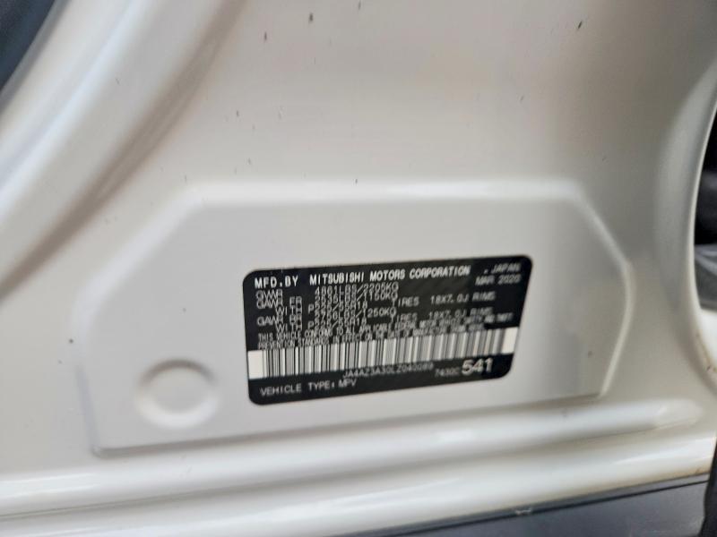 Продажа на аукционе авто 2020 Mitsubishi Outlander, vin: JA4AZ3A30LZ040089, номер лота: 66540326