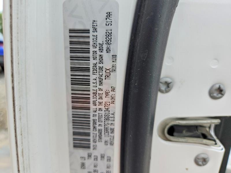 66281186 :رقم المزاد ، 1C6RR7GT8GS134721 vin ، 2016 Ram 1500 مزاد بيع