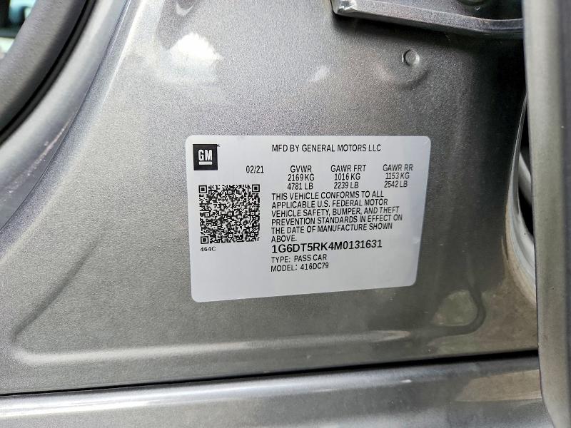 Продаж на аукціоні авто 2021 Cadillac Ct5, vin: 1G6DT5RK4M0131631, номер лоту: 64080826