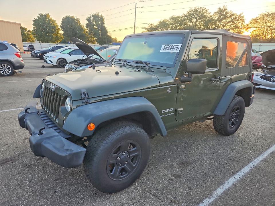 Продажа на аукционе авто 2015 Jeep Wrangler, vin: 1C4AJWAG1FL642752, номер лота: 66568476