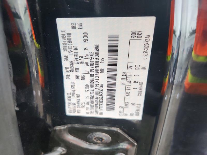 Aukcja sprzedaży 2018 Ford F150, vin: 1FTFX1EG2JKF97062, numer aukcji: 63395256