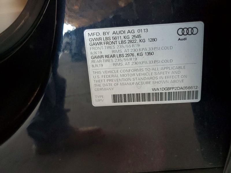 Продажа на аукционе авто 2013 Audi Q5, vin: WA1DGBFP2DA056612, номер лота: 64949896
