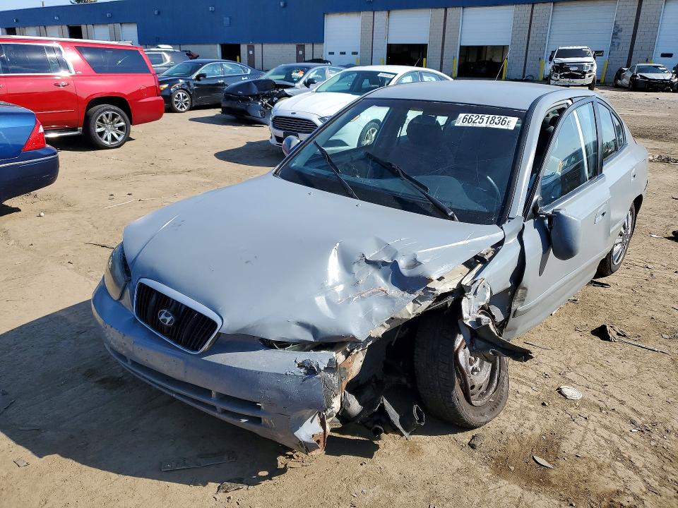 2002 Hyundai Elantra მანქანა იყიდება აუქციონზე, vin: KMHDN45D62U349368, აუქციონის ნომერი: 66251836