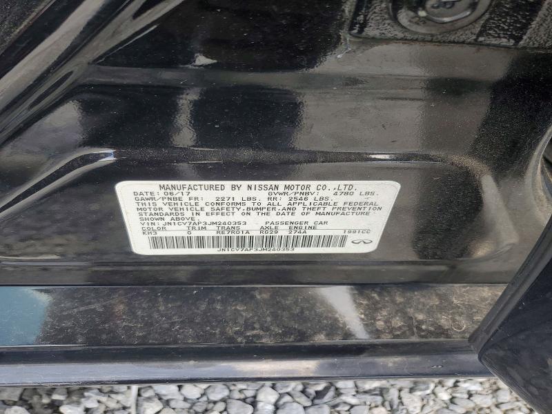 Продажа на аукционе авто 2018 Infiniti Q50, vin: JN1CV7AP3JM240353, номер лота: 64554736