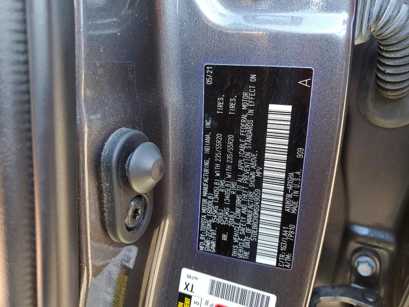 Auction sale of the 2021 Toyota Highlander, vin: 5TDEBRCH0MS049059, lot number: 66341016