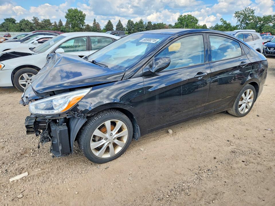 Auction sale of the 2014 Hyundai Accent, vin: KMHCU4AE4EU603161, lot number: 66908216