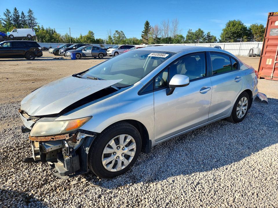 64408066 :رقم المزاد ، 2HGFB2F45CH121053 vin ، 2012 Honda Civic مزاد بيع