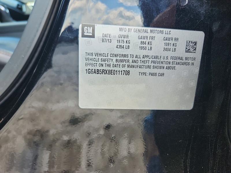 2014 Cadillac Ats მანქანა იყიდება აუქციონზე, vin: 1G6AB5RX8E0111708, აუქციონის ნომერი: 65676966