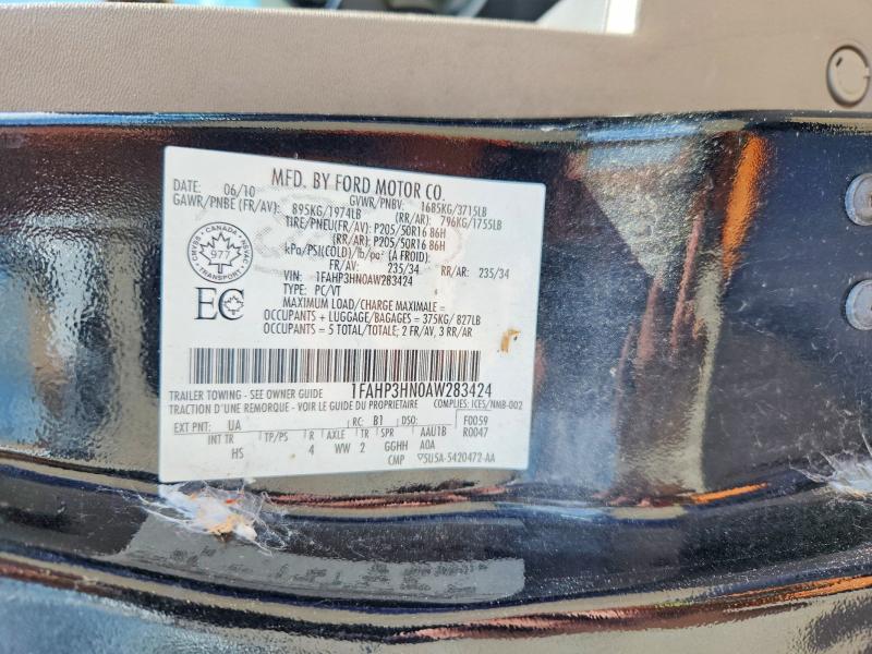 67173756 :رقم المزاد ، 1FAHP3HN0AW283424 vin ، 2010 Ford Focus مزاد بيع