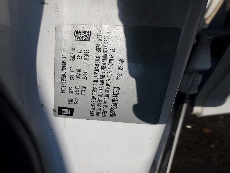66747896 :رقم المزاد ، 1G4PR5SK7E4147203 vin ، 2014 Buick Verano مزاد بيع