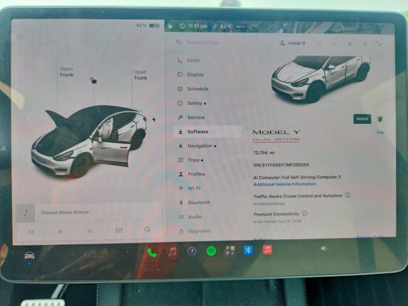 Aukcja sprzedaży 2021 Tesla Model Y, vin: 5YJYGDEF7MF259255, numer aukcji: 64603016