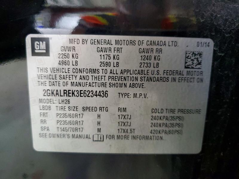 Продажа на аукционе авто 2014 Gmc Terrain, vin: 2GKALREK3E6234436, номер лота: 65345306