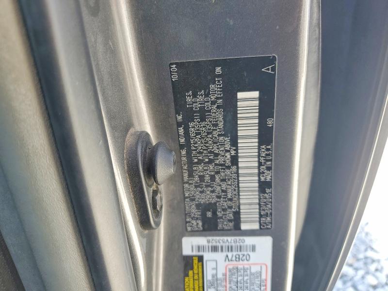 Aukcja sprzedaży 2005 Toyota Sienna, vin: 5TDZA23C25S239186, numer aukcji: 63572376