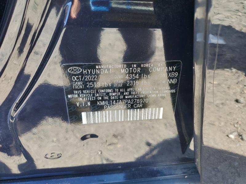 Aukcja sprzedaży 2023 Hyundai Sonata, vin: KMHL14JA7PA278970, numer aukcji: 66994226