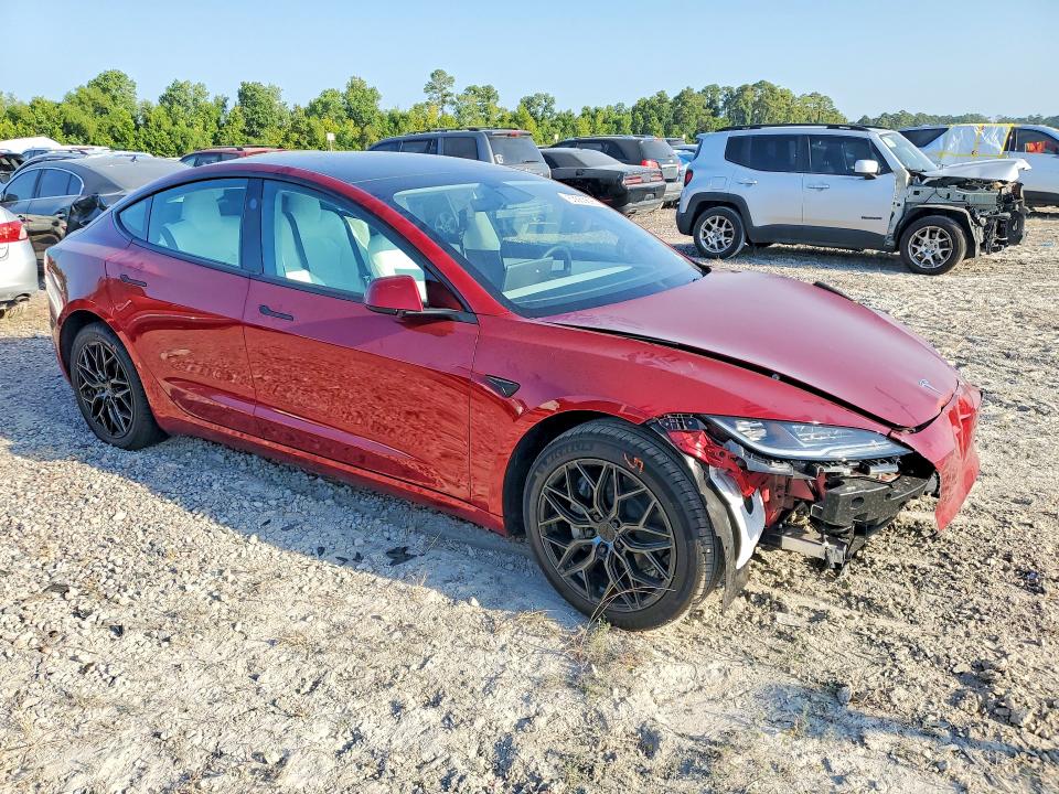 2025 Tesla Model 3 მანქანა იყიდება აუქციონზე, vin: 5YJ3E1EA0SF998340, აუქციონის ნომერი: 63563696