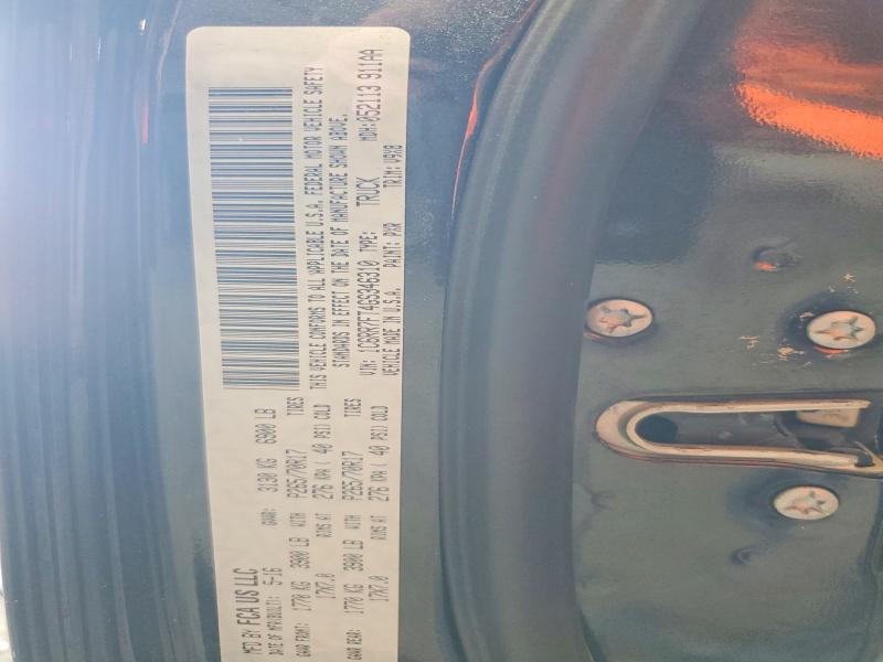 64310846 :رقم المزاد ، 1C6RR7FT4GS346310 vin ، 2016 Ram 1500 مزاد بيع