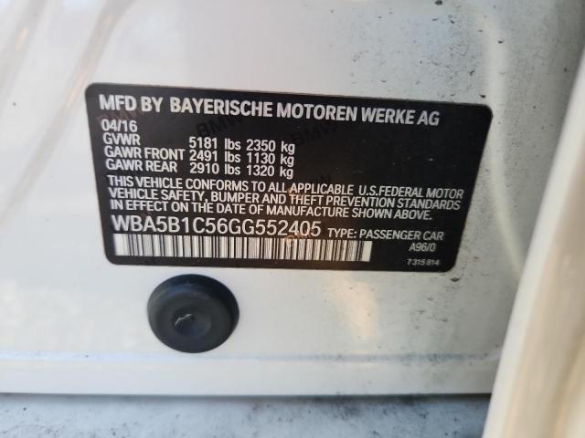 Aukcja sprzedaży 2016 Bmw 535, vin: WBA5B1C56GG552405, numer aukcji: 65084676