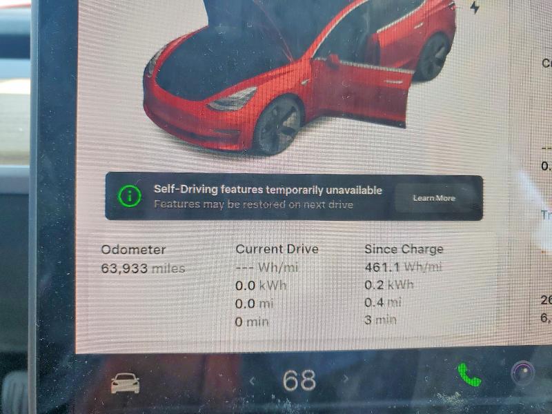 Продажа на аукционе авто 2018 Tesla Model 3, vin: 5YJ3E1EA0JF045707, номер лота: 65024336