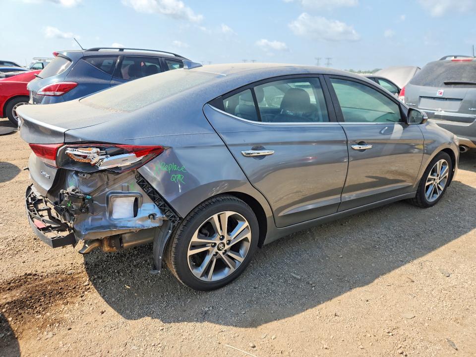 66060906 :رقم المزاد ، KMHD84LF3HU067337 vin ، 2017 Hyundai Elantra مزاد بيع