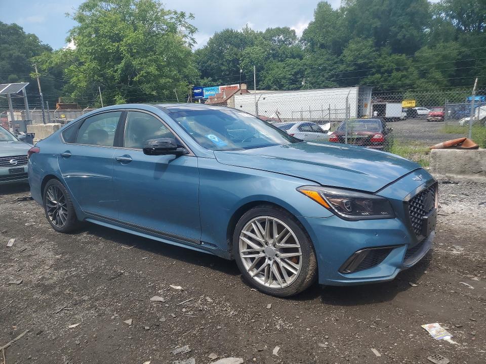 Продаж на аукціоні авто 2018 Genesis G80, vin: KMHGN4JB4JU229410, номер лоту: 62759696