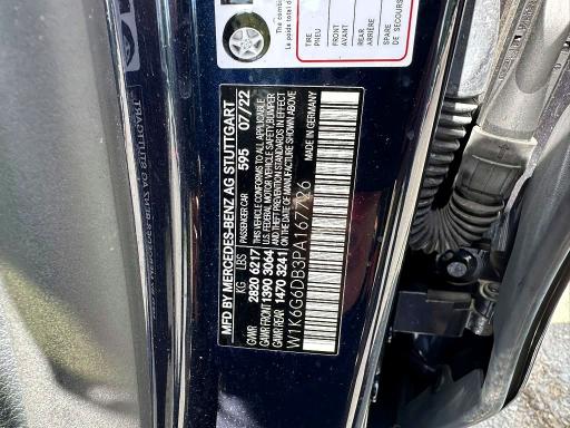 66337466 :رقم المزاد ، W1K6G6DB3PA167726 vin ، 2023 Mercedes-benz S مزاد بيع